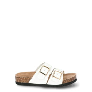 Time and Tru Women's Footbed Slide Sandals, Wide Width Available