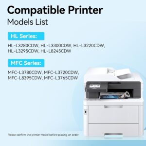 TN229XL TN229 Black High Yield Toner Cartridges Compatible Replacement for Brother TN229XL TN229 TN229XLBK Toner for HL-L3280CDW MFC-L3780CDW MFC-L3720DW HL-L3300CDW HL-L3220CDW...