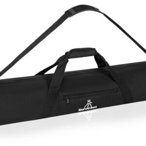 TORIBIO Tripod Carrying Case, 31" Tripod Bag Case Zippered Carrying Bag with Adjustable Shoulder Strap and Handle, Tripod Handbags for Speaker Stands/Light/Lighting...