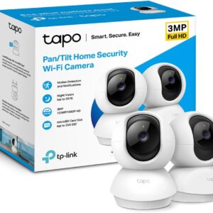 TP-Link Tapo 2K Pan/Tilt Indoor Security WiFi Camera, Baby & Pet Camera w/ 360° Motion Tracking, 2-Way Audio, Night Vision, Cloud & Local Storage (Up to 256 GB), Works w/ Alexa...