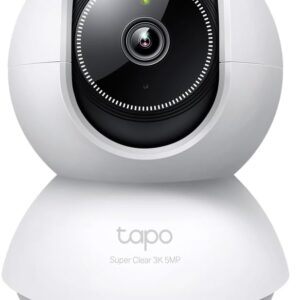 TP-Link Tapo 3K 5MP Pan/Tilt Security WiFi Camera, Baby & Pet Camera, 360° Motion Tracking, 2-Way Audio, 40Ft. Night Vision, Cloud & Local Storage (Up to 512 GB), Works w/Alexa...