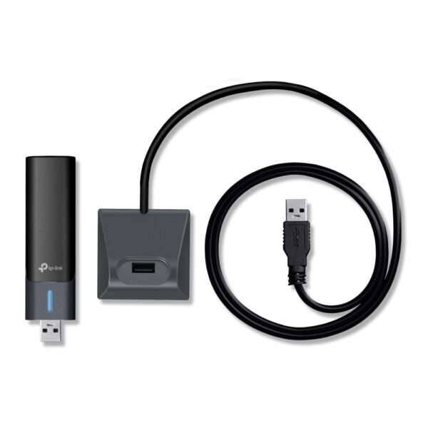 TP-Link USB WiFi Adapter for Desktop PC (Archer T3U Plus) - AC1300Mbps USB 3.0 WiFi Dual Band Network Adapter with 2.4GHz/5GHz High Gain Antenna, MU-MIMO, Windows...