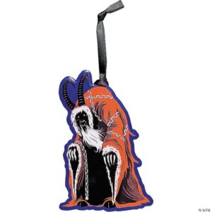 Trick or Treat Studios MASFLE108 3 in. Holiday Horrors Krampus Metal Ornament