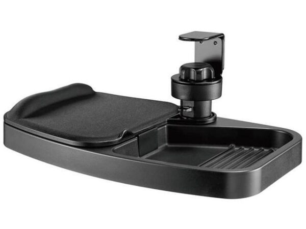 Tripp Lite DMUDSC Under-Desk Clamp-On Storage Tray with Built-In Mouse Pad and Wrist Rest Tripp Lite DMUDSC Under-Desk Clamp-On Storage Tray with Built-In Mouse Pad and Wrist Rest
