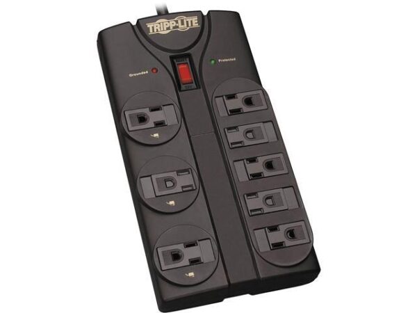 TRIPP LITE TLP808B 8 Feet 8 Outlets 1440 Joules Surge Protector TRIPP LITE TLP808B 8 Feet 8 Outlets 1440 Joules Surge Protector