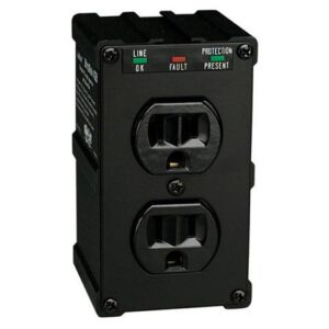 TRIPP LITE ULTRABLOK Wall Mount Direct Plug-in 2 Outlets 1410 Joules Direct Plug-in Isobar Surge Suppressor