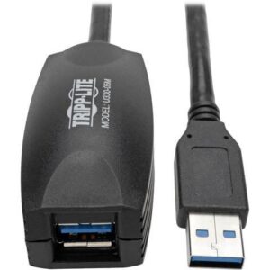 Tripp Lite USB 3.0 SuperSpeed Active Extension Repeater Cable (A M/F), 5M/16-ft. (U330-05M)