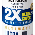 True Navy, Rust-Oleum American Accents 2X Ultra Cover Ultra Matte Spray Paint, 12 oz
