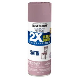 Tulip Field, Rust-Oleum American Accents 2X Ultra Cover Satin Spray Paint- 389905, 12 oz- 6 Pack