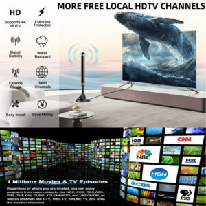 TV Antennas Indoor HD Amplified TV Antennas tv antennas for free channels