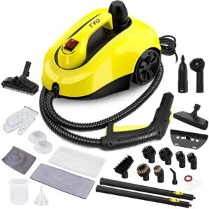 TVD Steam Cleaner, Heavy Duty Canister Steamer with 26 Accessories, Steam Mop with 5M Extra-Long Power Cord for Home Floor Cleaning, Grout
