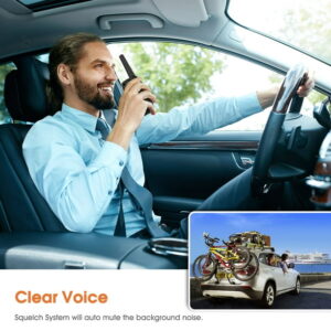 Two Way Radios for Adults, Wishouse M880 FRS Walkie Talkie Long Range 22 channels with VOX Belt Clip/Hands Free Walki Talki with Noise Cancelling (Orange 2 in 1)
