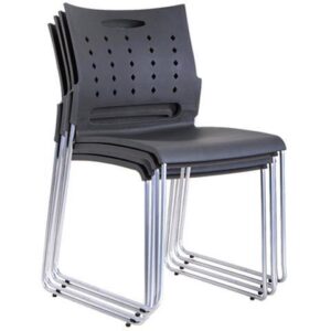 TygerClaw Mid Back Plastic Chair - 4 PCS/Pack (TYFC2327)