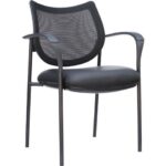 TygerClaw TYFC2321 Mesh Mid Back and Fabric Seat Guest Chair