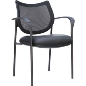 TygerClaw TYFC2321 Mesh Mid Back and Fabric Seat Guest Chair