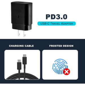 Type C Charger, 25W Type C Super Fast Charging with 6ft Android Type C Phone Charger Cable Compatible with Galaxy S23 Ultra/S23/S23+/S22/S22 S21 S20 Ultra/S22+/S21+/...