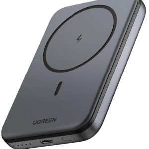 UGREEN 10000mAh Magnetic Battery Pack Power Bank for iPhone, PD 20W Wireless Portable Charger with Magsafe, Skin-Friendly Compatible with iPhone 16/15/14/13/12/ All...