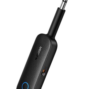 UGREEN Bluetooth 5.0 Transmitter and Receiver for Car TV Airplane, 2 in 1 Wireless 3.5mm Bluetooth Aux Adapter, Dual Devices Paired, Compatible with Car TV Airplane Home Stereo...