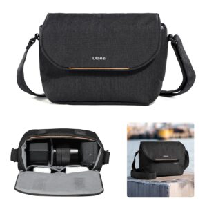 ULANZI Camera Bag, SLR/DSLR Camera Case Professional, Crossbody Photography Small Bag Fashion, Shoulder Bag Compatible for Sony Canon Nikon Mirrorless Camera Splash-Proof...
