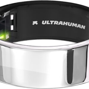 Ultrahuman Ring AIR Size 7 - World’s Lightest Sleep-Tracking Wearable - Space Silver