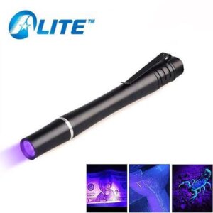 Ultraviolet Pen Light Glue Curing Invisible Ink Detector Penlight 395NM 365NM 380NM UV Lamp LED Pen Light Flashlight
