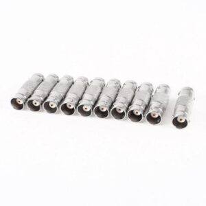 Unique Bargains 10pcs BNC Female to Female Straight Connector Coupler CCTV TV Coax Adapter
