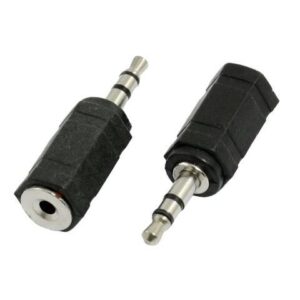 Unique Bargains 2 Pcs 3.5mm Male Plug to 2.5mm Female Jack Audio Adapter Converterr