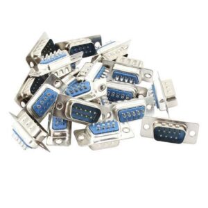 Unique Bargains 20 Pieces DB9 RS232 Serial 9 Pin Male Plug Connector Adapter