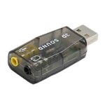Unique Bargains Audio Sound Card Microphone Adapter for PC Computer