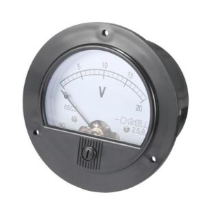 Unique Bargains DC 0-20V Round Analogue Panel Meter Volt Voltage Gauge Analog Voltmeter