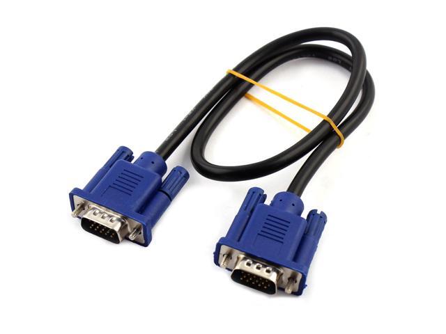 Unique BargainsOffice Desktop Computer Monitor VGA Male to Male Extension Cable 50cm Long
