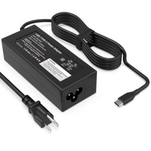 Universal Chromebook Charger-45W USB-C Power Adapter Compatible with HP Laptop Charger,Fast Charging for USB C Laptop Charger,6FT Type C Power Cord