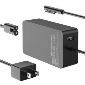[Upgraded Version] Surface Pro Charger 65W for Surface Pro 3/4/5/6/7/8/9/X Power Supply Adapter, Compatible for Both Microsoft Surface Book Laptop/Tablet，Works with...