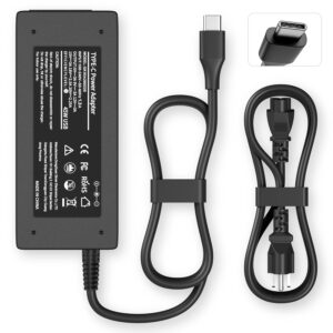 USB C Laptop Charger 45W for hp chromebook/Spectre X360, Lenovo ThinkPad/Yoga, Dell Chromebook/Latitude, Acer, Asus, Samsung, Google Series Universal Chromebook USB C Type C...