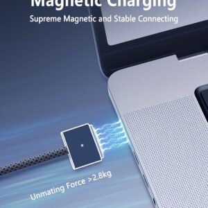 USB-C to Magnetic 3 Fast Charging Cable (2 m/6.6 ft), USB C Cable Compatible with MacBook Air (15''/13'' M3 2024, 15" M2 2023, 13" M2 2022), MacBook Pro (16"/14" 2023/2021),...