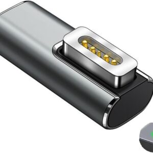 USB-C to Magnetic Lip Charging Adapter, Female Type C to Male Magnetic1 Converter 100W PD Power Charger Connector Tip, for A1278 A1344 Mac Book Pro 13-inch (2009 2010 2011, by...