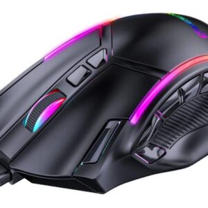 USB Wired Gaming Mouse, PC Computer Mice USB Mouse with 13 RGB LED Modes, High-Precision 12800 DPI Adjustable, 12 Programmable Buttons, Ergonomic