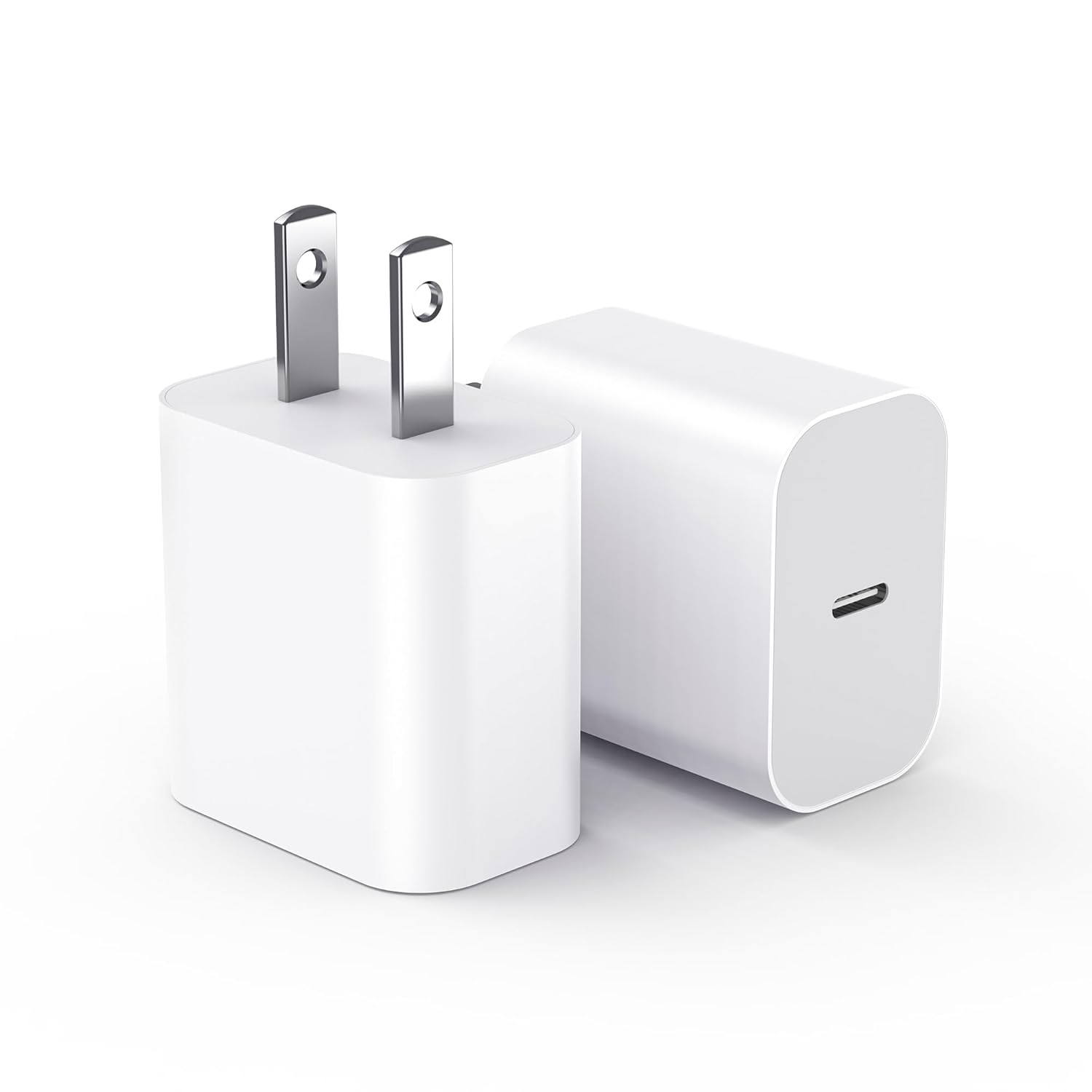 USBC Charger Block for iPhone 16 Charging Plug,MFI Certified Fast USB C Wall Cube 2Pack Power Adapter for iPhone 15/16 Pro/Plus/Pro Max/14/13/12/11,for iPad Air/Mini USB-C...
