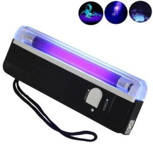 UV bulb Black Light Torch Portable Blacklight with LED Flashlight Small plastic Detector Light DL-01 Led Flash Light