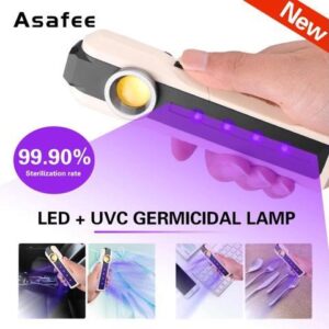 UV UVC LED Work Lamp 270-280nm Disinfection Germicidal Sterilizer Light Flashlight Ultraviolet Light UVC Work Light