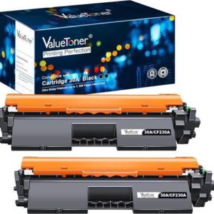 Valuetoner Compatible Toner Cartridge Replacement for HP 30A CF230A 30X CF230X for Pro MFP M203dw M227fdn M227fdw M203dn M203d M227sdn M227 M203