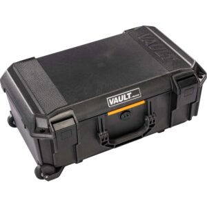 Vault by Pelican - V525 Case with Padded Dividers for Equipment, Electronics Gear, Camera (Black) V525Wd