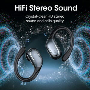 VEAT00L Wireless Earbud, 80Hrs Bluetooth 5.3 Headphones IP7 Waterproof for Sport, Running Wireless Earphones with ENC Noise Cancelling Mics, Deep Bass Over Ear bud with Earhooks...