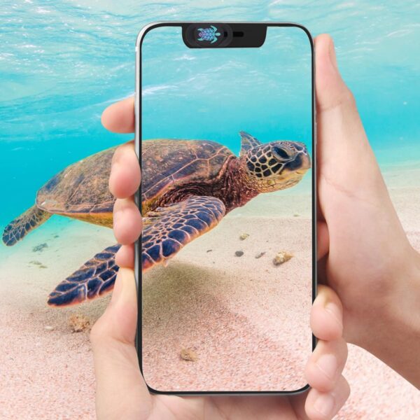 Veekyvicky Laptop Camera Cover Slide Webcam Cover for Privacy Fits for Mini PC, PC, Surface, Tablet, Desktop Computer, Smart phone - 3 Packs, Cool Duck