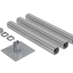 Versare Hush Panel Cubicle Kit | Workstation Partition Walls | Sound Dampening Cubicle Walls | Partitions for Desks