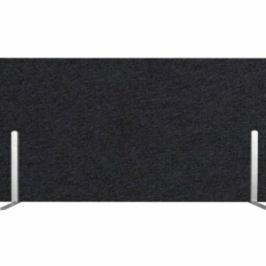 Versare SoundSorb Desktop Privacy Panels | Noise Dampening Modesty Panels | Freestanding | PET Material | 24" x 12" Freestanding Black Panels