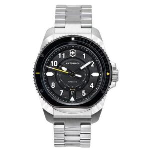 Victorinox Swiss Army Journey 1884 Black Dial Automatic 241981 200M Mens Watch