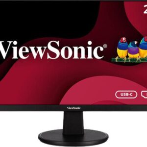 ViewSonic 24" (23.8" Viewable) 75 Hz MVA FHD Monitor 5 ms 1920 x 1080 D-Sub, HDMI, USB-C Flat Panel VA2447-MHU