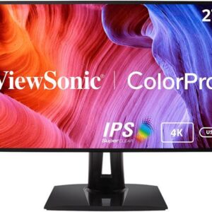ViewSonic 27" 60 Hz IPS UHD Monitor 6 ms (Typical GTG) HDMI, DisplayPort, USB, Audio, RJ45 Flat Panel VP2768a-4K