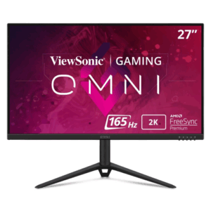 ViewSonic OMNI VX2728J-2K 27 Inch Gaming Monitor QHD 2560 x 1440 (2K) 165Hz 1ms IPS w/ FreeSync Premium, Advanced Ergonomics, HDMI, DP